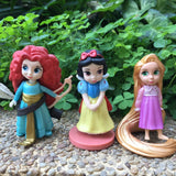 Disney Snow White Mermaid Moana etc 11pcs set Action Figure