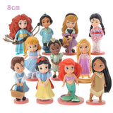 Disney Snow White Mermaid Moana etc 11pcs set Action Figure