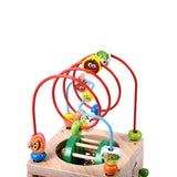 6 in 1 Wooden Bead Maze Activity Cube