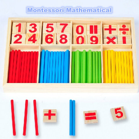 Montessori Mathematical Intelligence Stick Toy Set