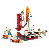 Aircraft Station and Space Shuttle Rocket Launch Station Building Block Set