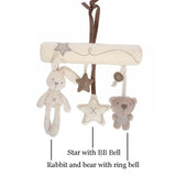 Baby Rattles Plush Toy Hanging Bell