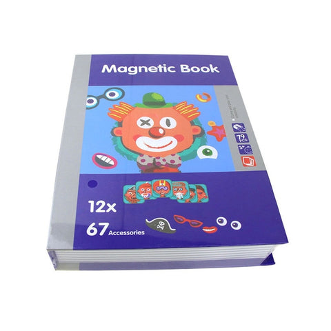 Children Intelligent Magnetic Book 3D Puzzles