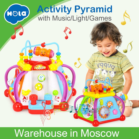 Musical Fun Activity Cube with Lights & Sounds