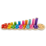 Montessori Wooden Educational Numbers and Shapes Matching Toy