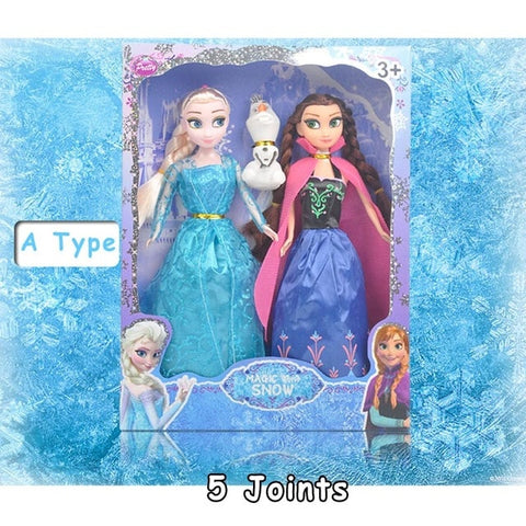 Disney Frozen Princess Elsa, Anna and Olaf Doll