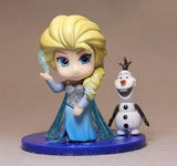 Disney Frozen 3pcs Set Princess Elsa and Olaf Mini Action Figure